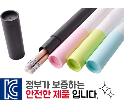 원목지우개연필 바닐라원통케이스3p