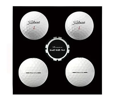 타이틀리스트 PRO V1X 4구 볼마커칩세트