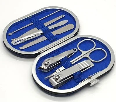 스웨이드 손톱깎이 라운드  블루