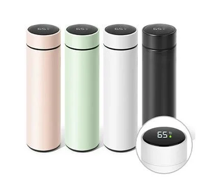 오밸류 블랑 LED 온도텀블러 500ml