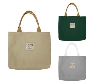 베어 미듐 사각형 에코백 토트백 가방