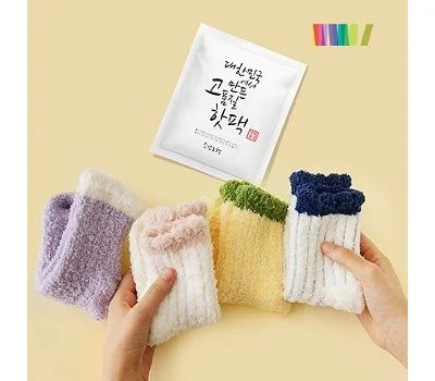 세트-핫팩1과 마시멜로 수면양말M
