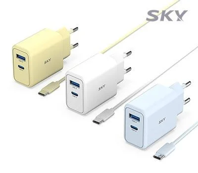 스카이 필 GaN 25W 듀얼 2포트 초고속 충전기4